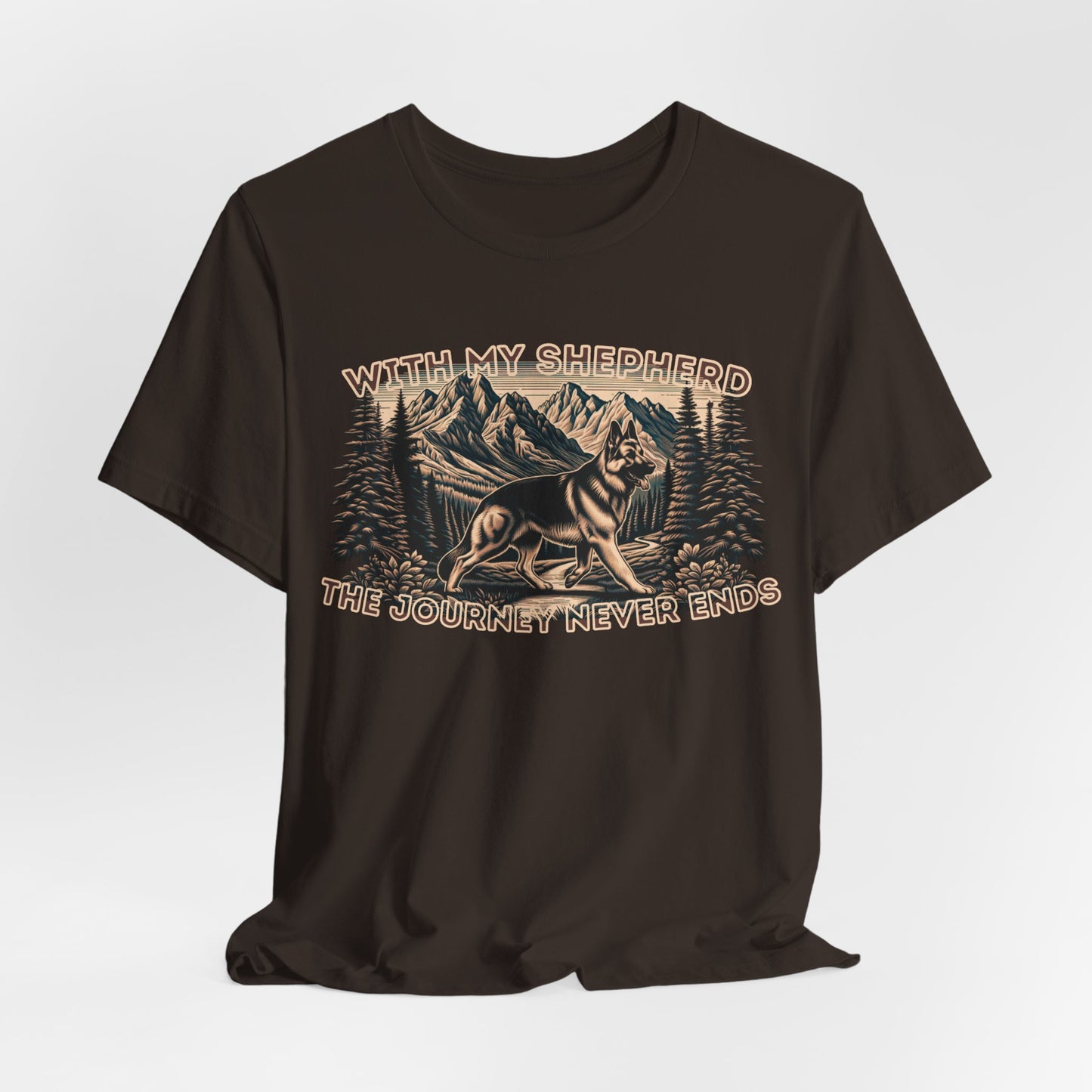 With My Shepherd The Journey Never Ends Unisex T-Shirt