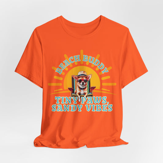Beach Buddy Tiny Paws Sandy Vibes Unisex T-Shirt