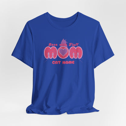 Cat Name Personalize Women T-Shirt