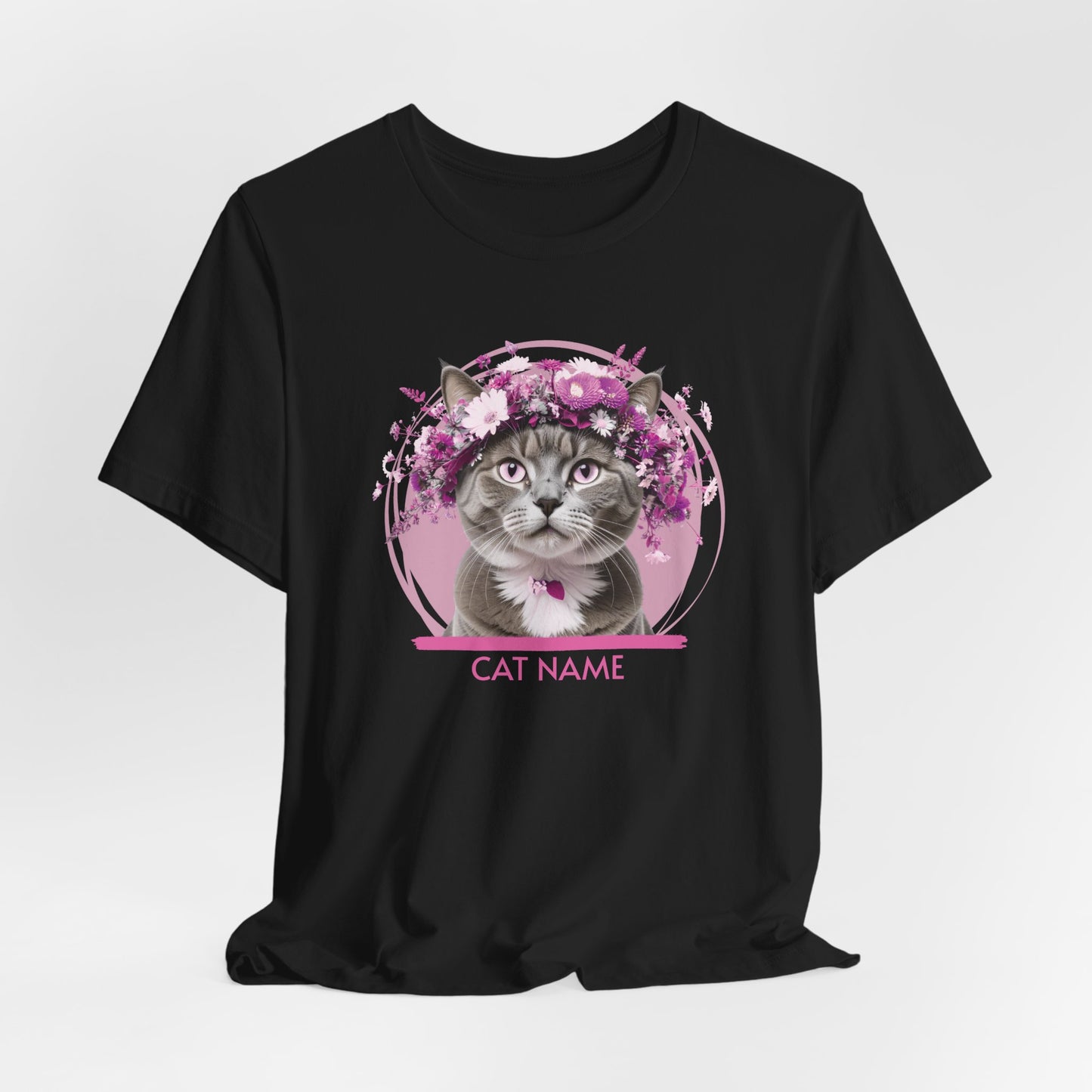 Cat Name Personalize Women T-Shirt