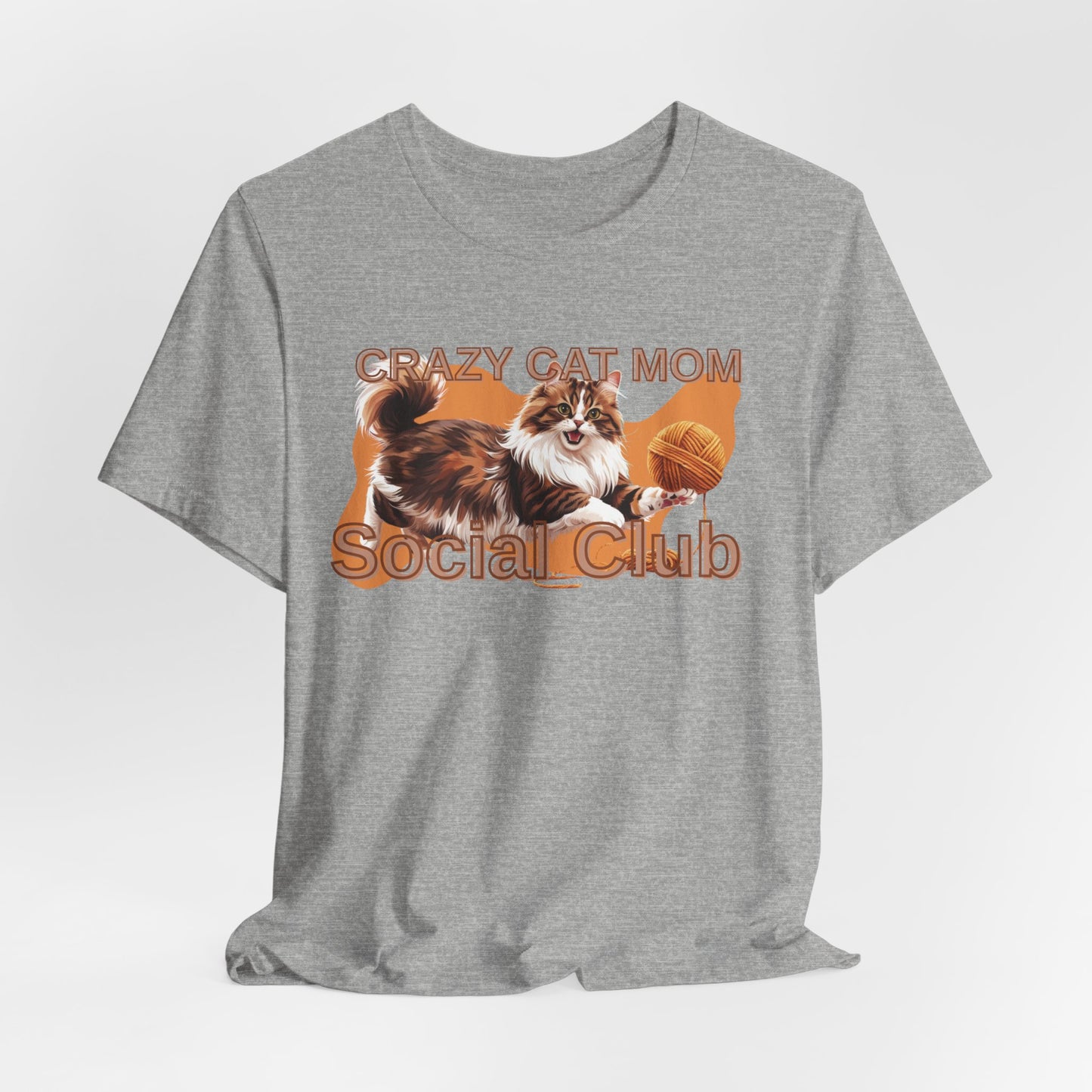 Crazy Cat Mom Social Club Women T-Shirt