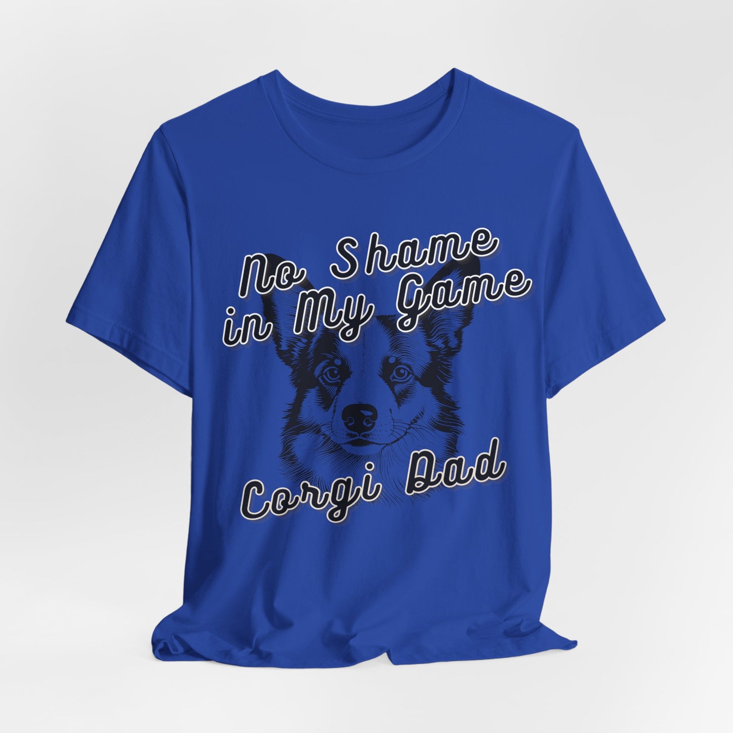 No Shame In My Game Corgi Dad Men T-Shirt