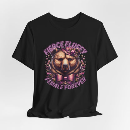 Fierce Fluffy Female Women T-Shirt