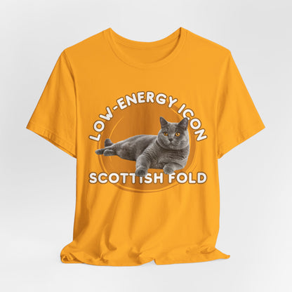Low-Energy Icon Scottish Fold Unisex T-Shirt