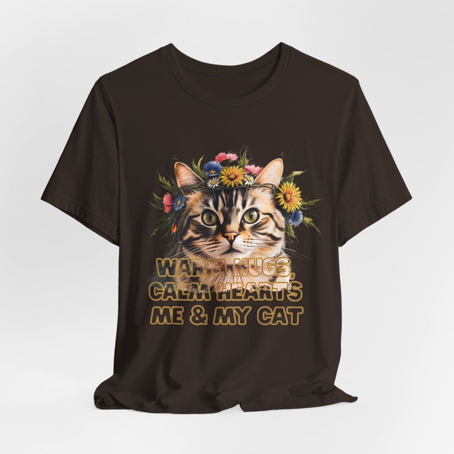 Warm Hugs Calm Hearts Me & My Cat Women T-Shirt