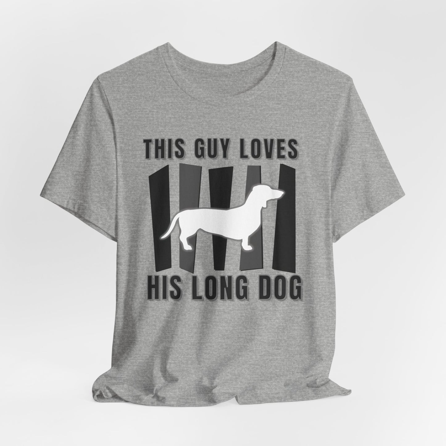 This Guy Loves His Long Dog Men T-Shirt