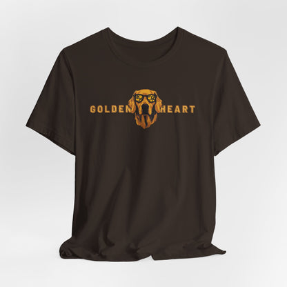 Golden Heart Unisex T-Shirt