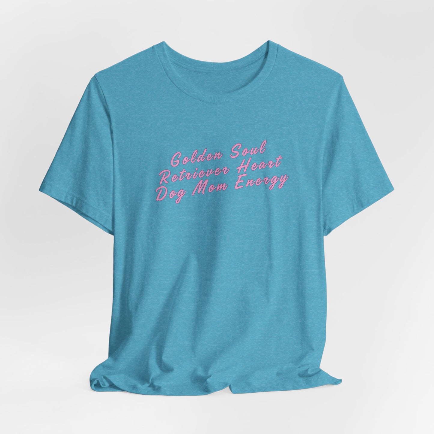 Golden Soul Retriever Heart Dog Mom Energy Women T-Shirt