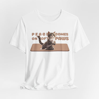 Peace Comes On Soft Paws Unisex T-Shirt