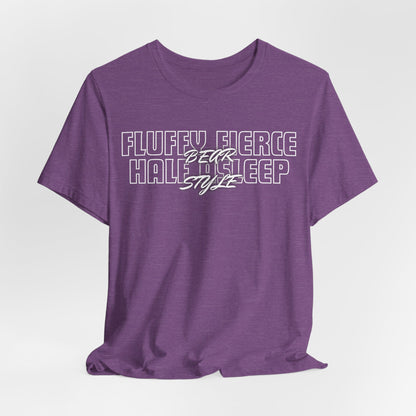 Fluffy Fierce Bear Style Unisex T-Shirt