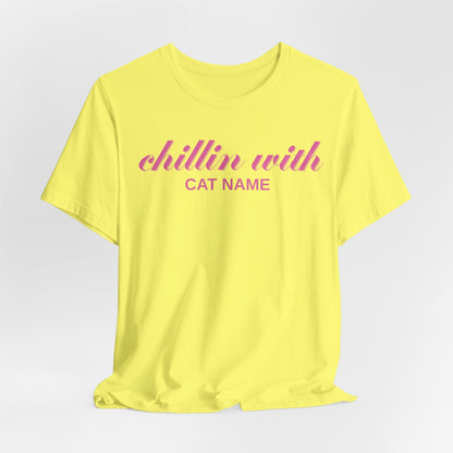 Cat Name Personalize Women T-Shirt