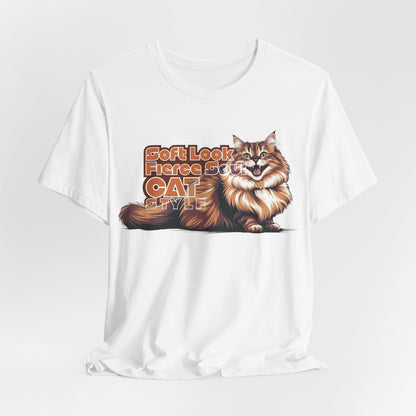 Soft Look Fierce Soul Cat Style Unisex T-Shirt