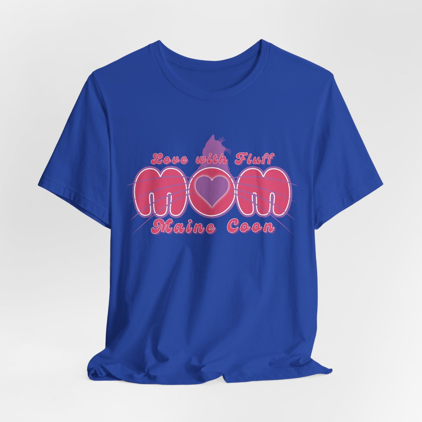 Maine Coon Mom Love With Fluff Women T-Shirt