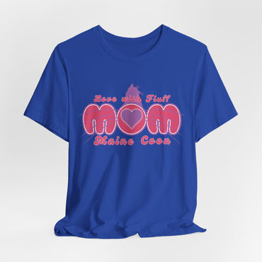 Maine Coon Mom Love With Fluff Women T-Shirt