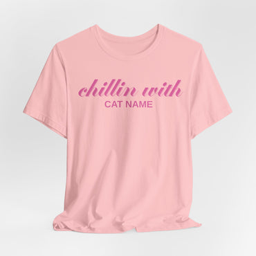 Cat Name Personalize Women T-Shirt