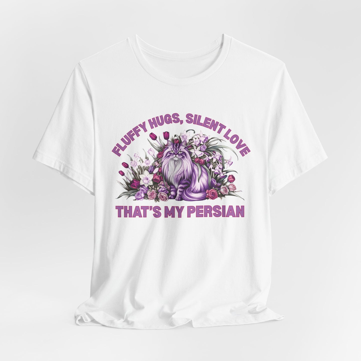 Fluffy Hugs Silent Love That’s My Persian Women T-Shirt