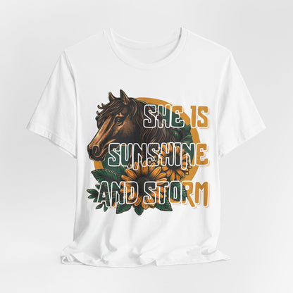 She Is Sunshine And Storm Women T-Shirt