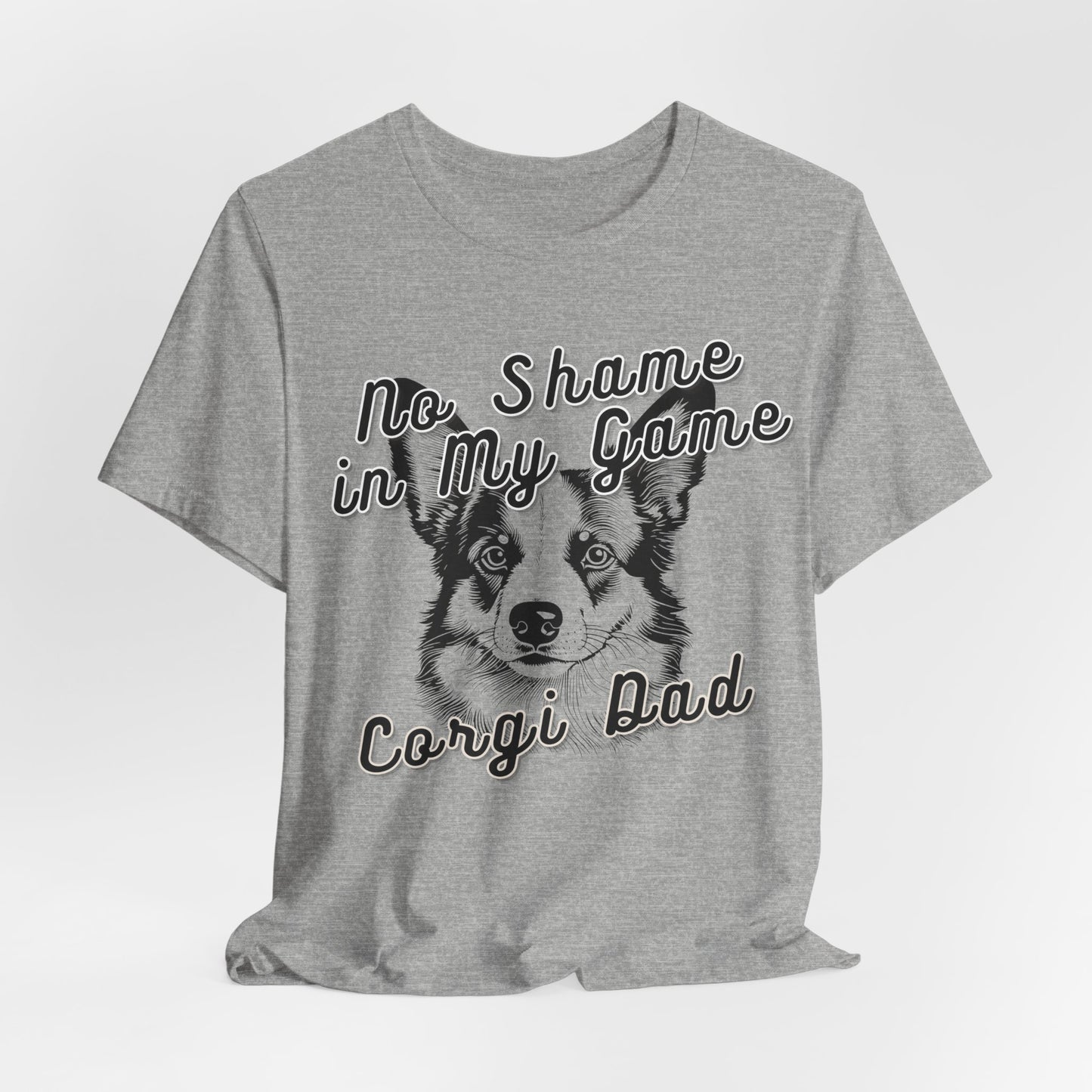 No Shame In My Game Corgi Dad Men T-Shirt