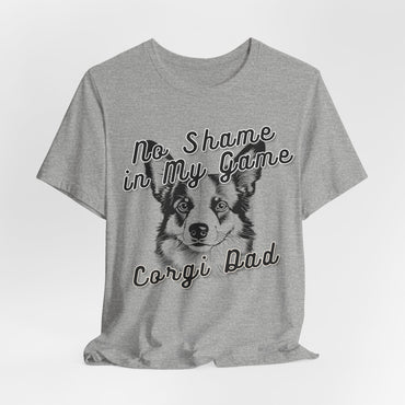 No Shame In My Game Corgi Dad Men T-Shirt