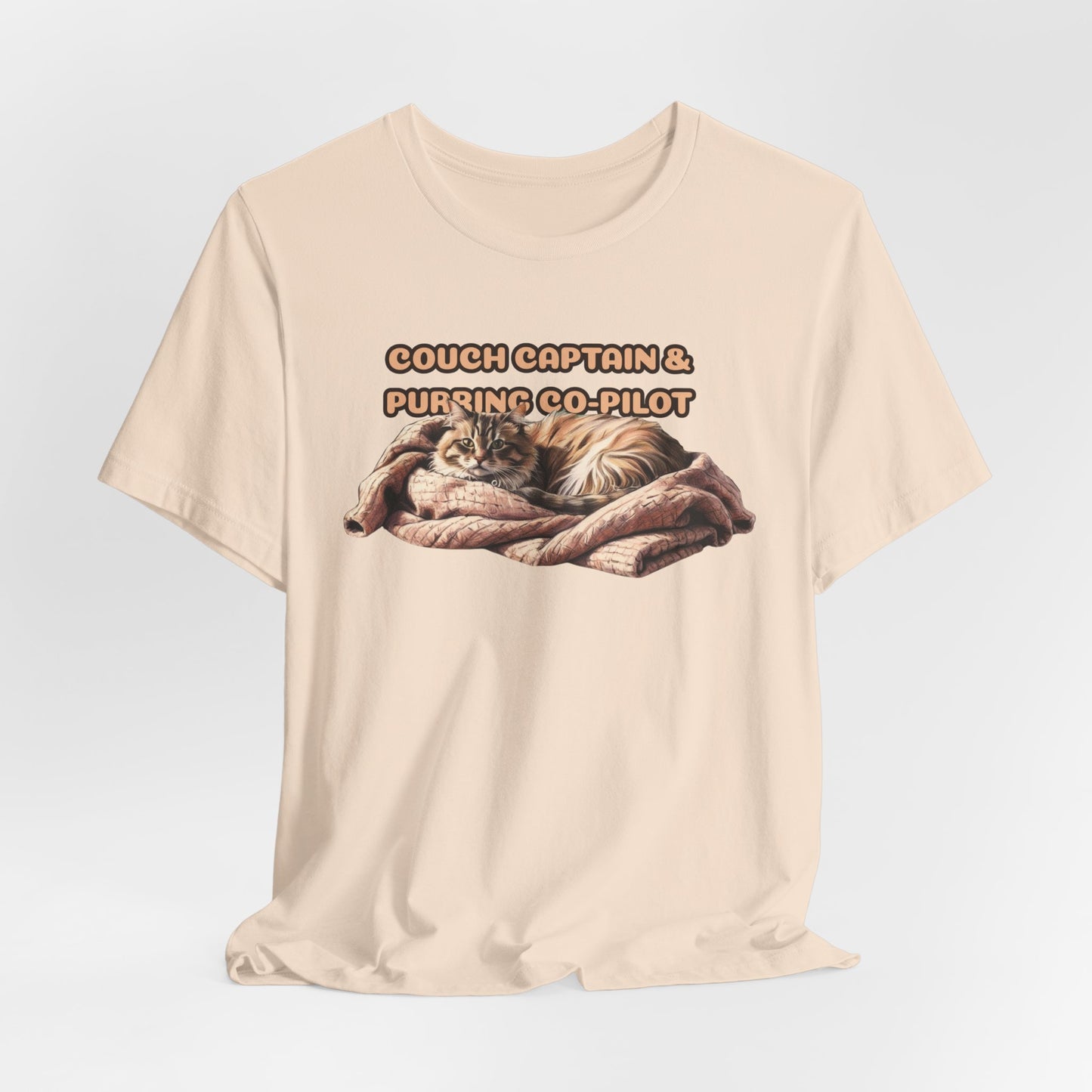 Couch Captain & Purring Co-Pilot Unisex T-Shirt