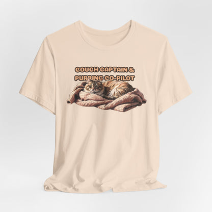 Couch Captain & Purring Co-Pilot Unisex T-Shirt