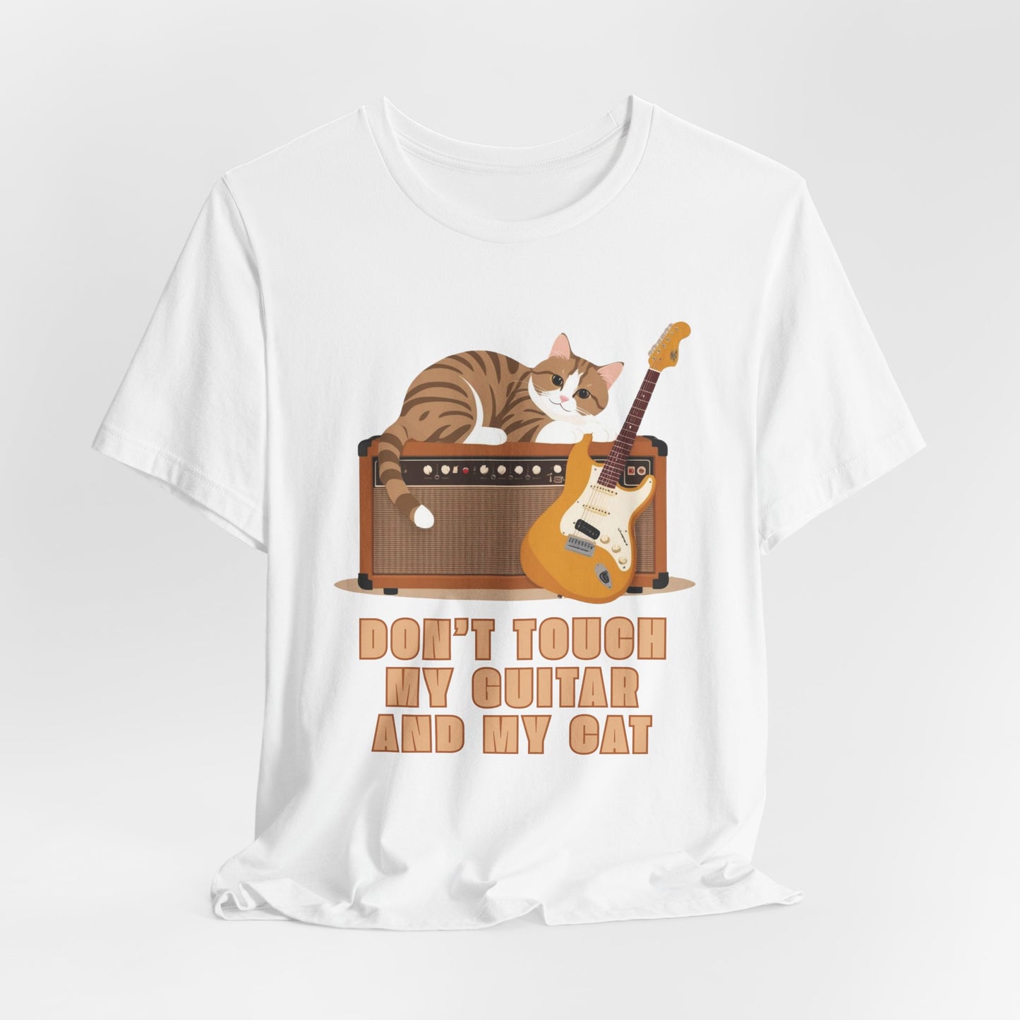 Don’t Touch My Guitar Or My Cat Unisex T-Shirt