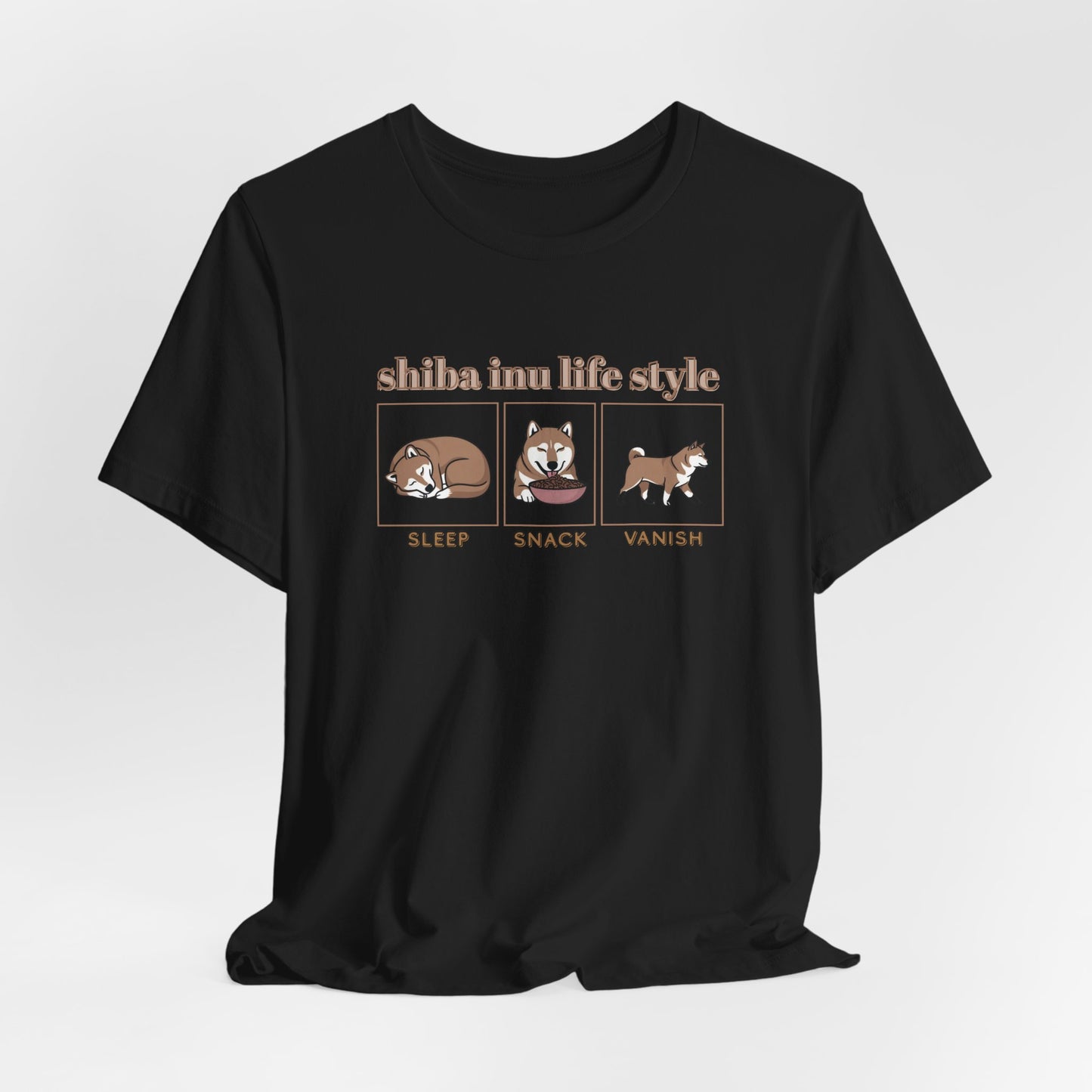 Sleep Snack Vanish Shiba Life Style Unisex T-Shirt