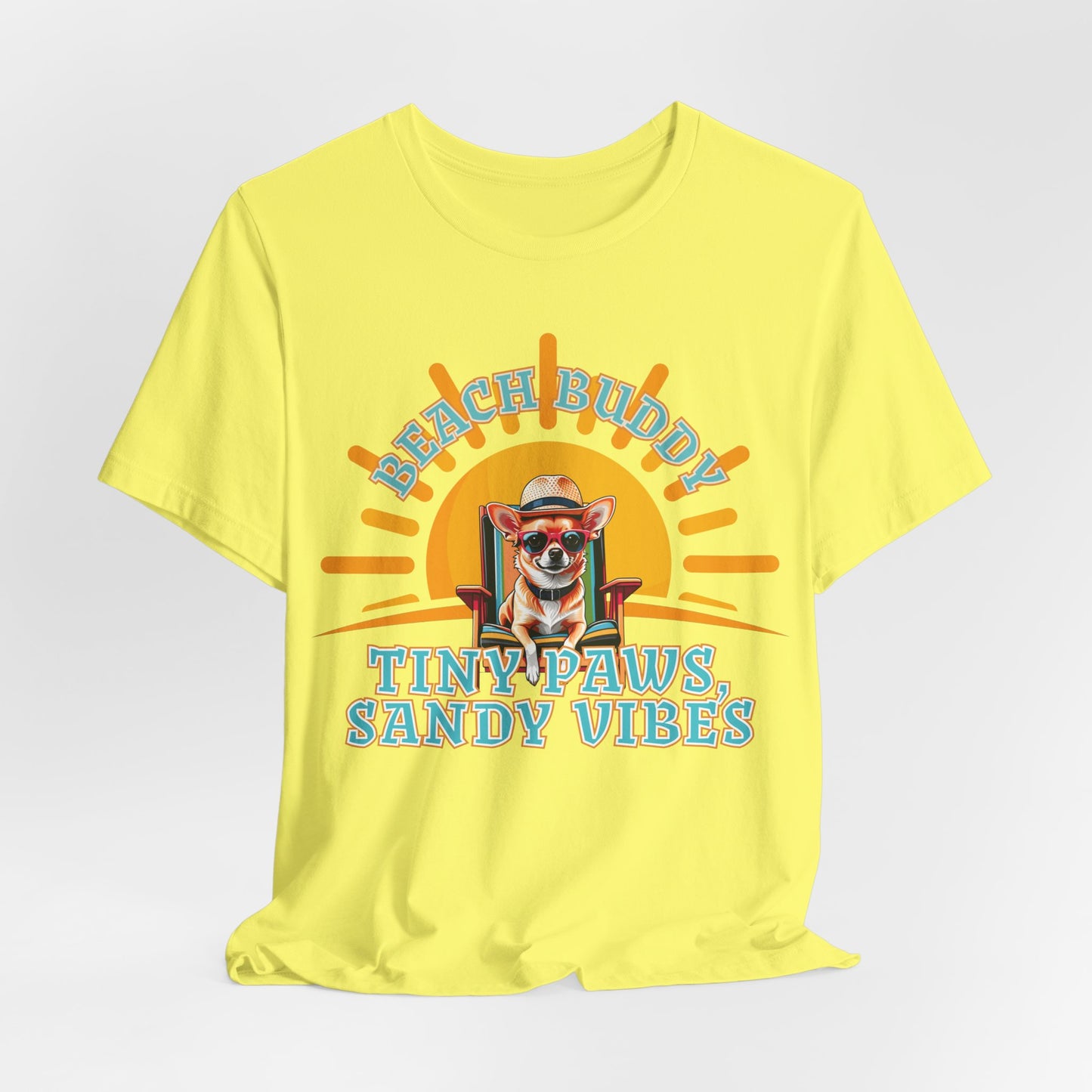 Beach Buddy Tiny Paws Sandy Vibes Unisex T-Shirt